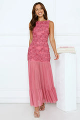 Rosehaven Maxi Dress Rose