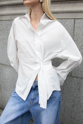 OVERSIZED DRAPED SHIRT