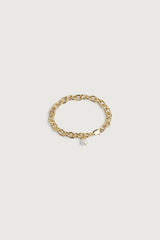 PEARL CHARM CHAIN BRACELET
