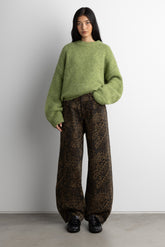 LEOPARD PRINT JEAN
