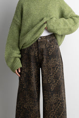 LEOPARD PRINT JEAN