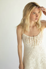 MIDI LACE DRESS