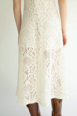 MIDI LACE DRESS
