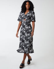 Cut Out Midi Dress
