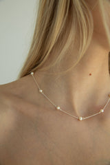 FRESH WATER PEARL CHAIN NECKLACE