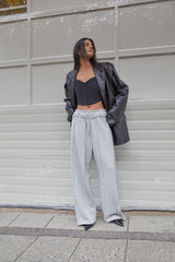 EXPOSED SEAM SWEATPANT