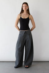 FOLD-OVER WAIST PANT