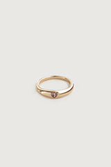 HEART ZIRCONIA RING