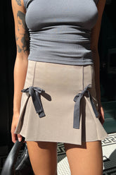 MINI SKIRT WITH RIBBONS