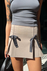 MINI SKIRT WITH RIBBONS