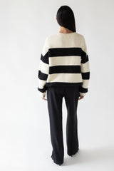 OVERSIZED STRIPED SWEATER