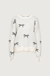 BOW PATTERN SWEATER