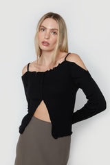 OFF-SHOULDER TOP