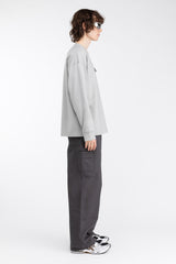CREWNECK SWEATSHIRT WITH CARGO POCKET