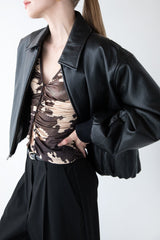 BUTTON FRONT V-NECK LONG SLEEVE TOP