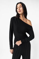 LONG SLEEVE OFF THE SHOULDER TOP
