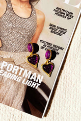 Amethyst Serenade Earrings - Purple