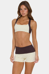 Soft Active Medium-Impact Sports Bra in Cookie Butter