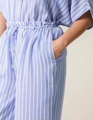 Paperbag Waist Pinstripe Trouser