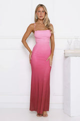 Glow From Moons Maxi Dress Pink