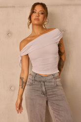 Real Deal Mesh Top - Grey