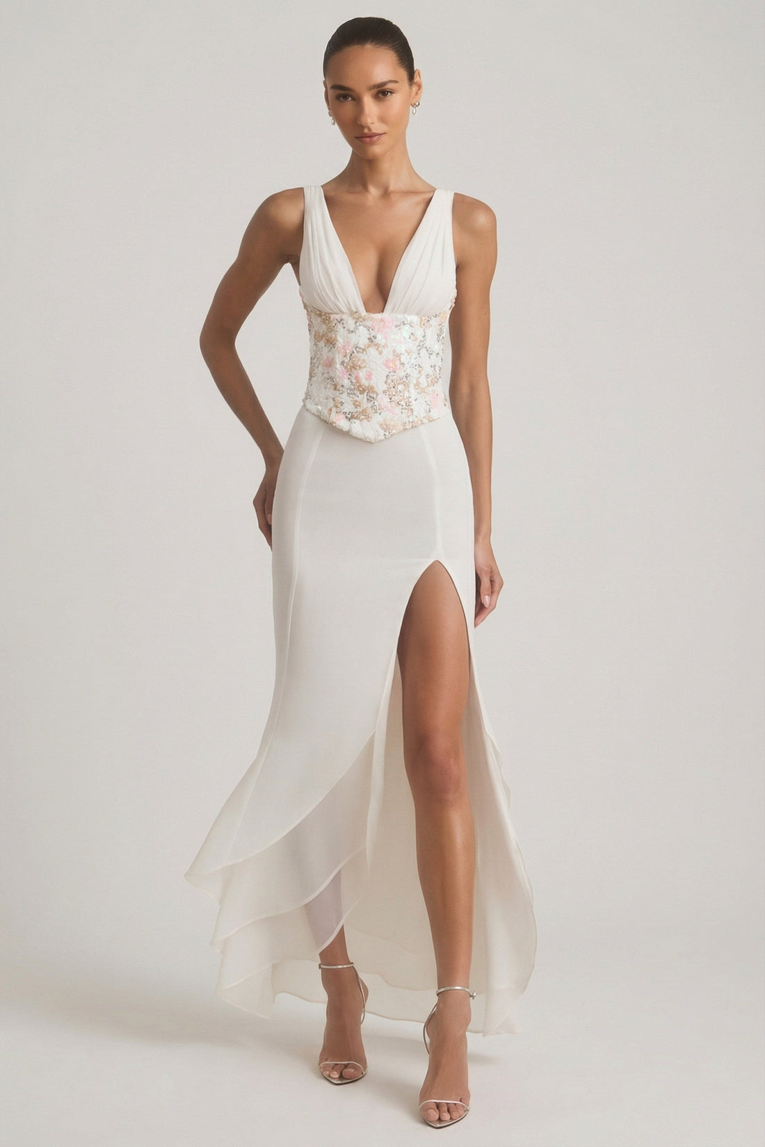 white dress