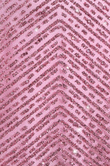 Embellished Low-Rise A-Line Micro Mini Skirt in Pink