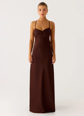 Joanie Maxi Dress - Chocolate