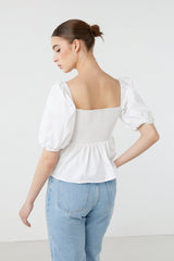 PUFF SLEEVE BLOUSE