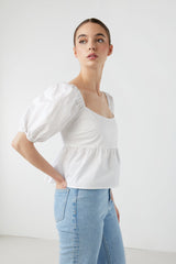 PUFF SLEEVE BLOUSE