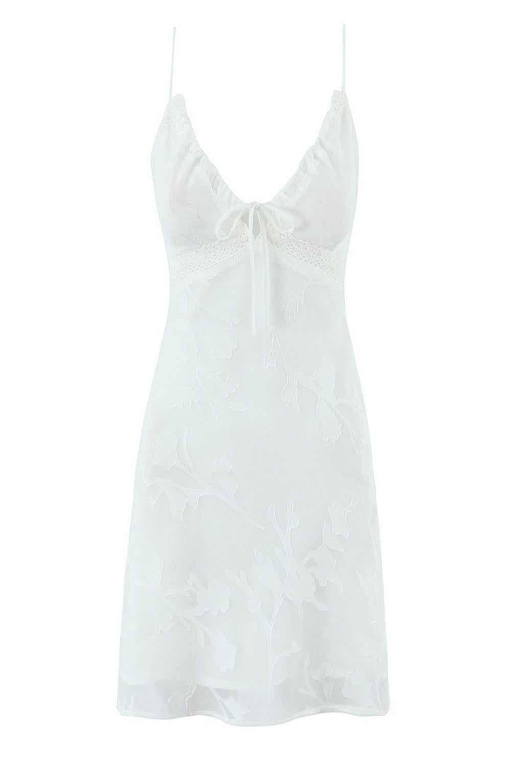 Sexy V-neck Lace Print Summer A-line Skirt