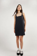 COTTON NYLON BLEND MINI DRESS