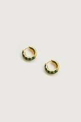 HOOP EARRING WITH STONES