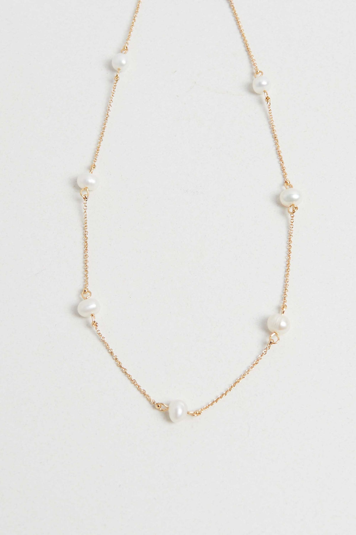FRESH WATER PEARL CHAIN NECKLACE