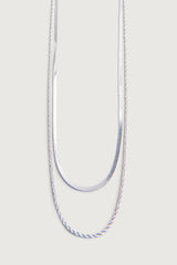 DOUBLE CHAIN NECKLACE