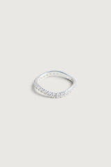 CURVY ZIRCONIA RING