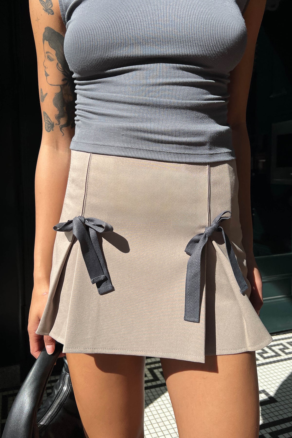 MINI SKIRT WITH RIBBONS
