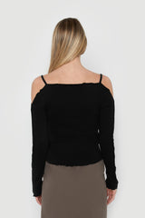 OFF-SHOULDER TOP