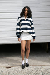 OVERSIZED STRIPED RUGBY SHIRT