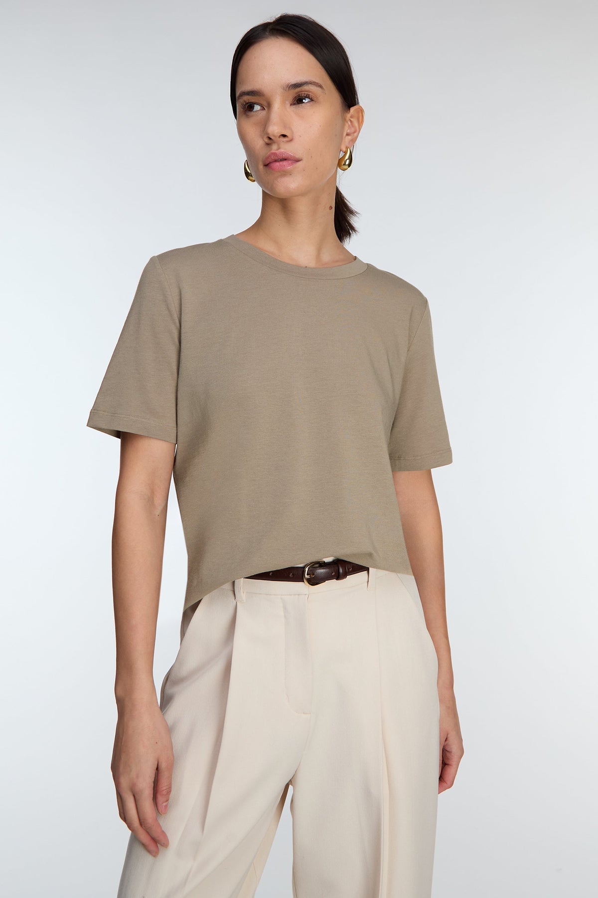 COTTON MODAL CLASSIC FIT CREWNECK T-SHIRT