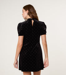 Polka Dot Puff Sleeve Dress