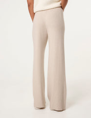 Ribbed Wide Leg Trousers