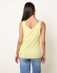 Sleeveless Cowl Neck Viscose Jersey Top