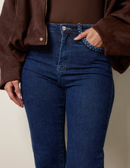 Pocket Rope Stretch Jeans